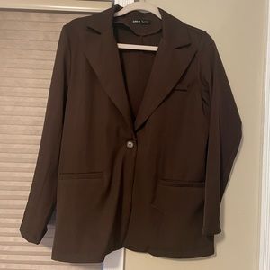 Brown Shein Blazer